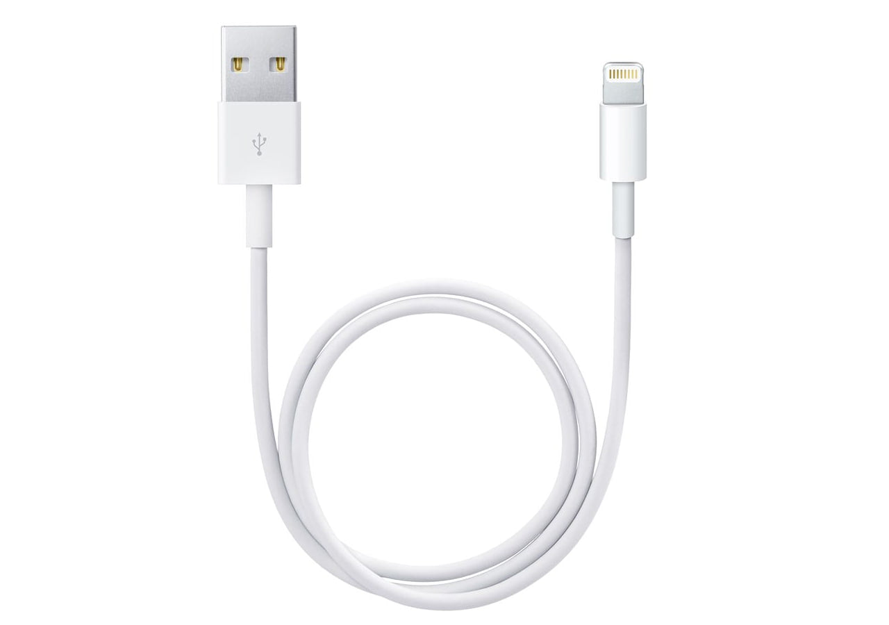 Generic iPhone USB to Lightning Cable Charger and 5w Wall Plug (iPhones 5-14) 3ft - Value Gadgets