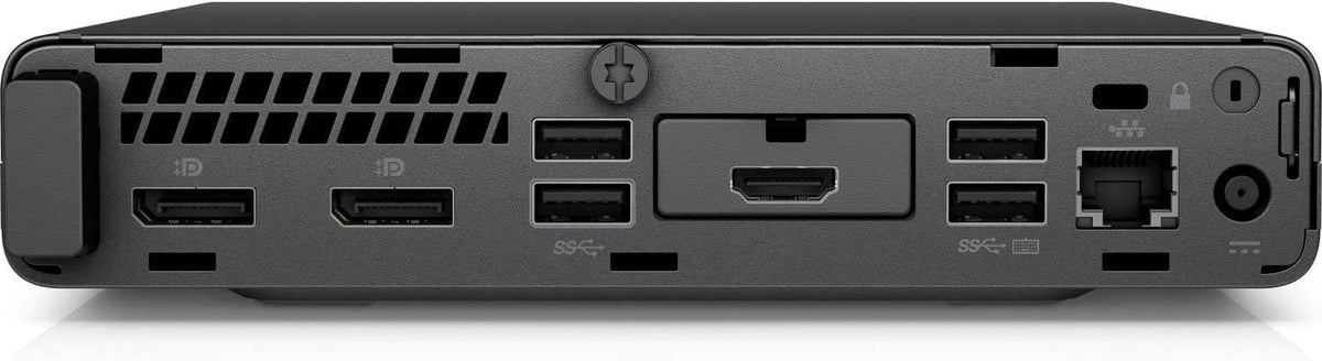 Refurbished HP EliteDesk 800 G5 Mini - rear I/O view