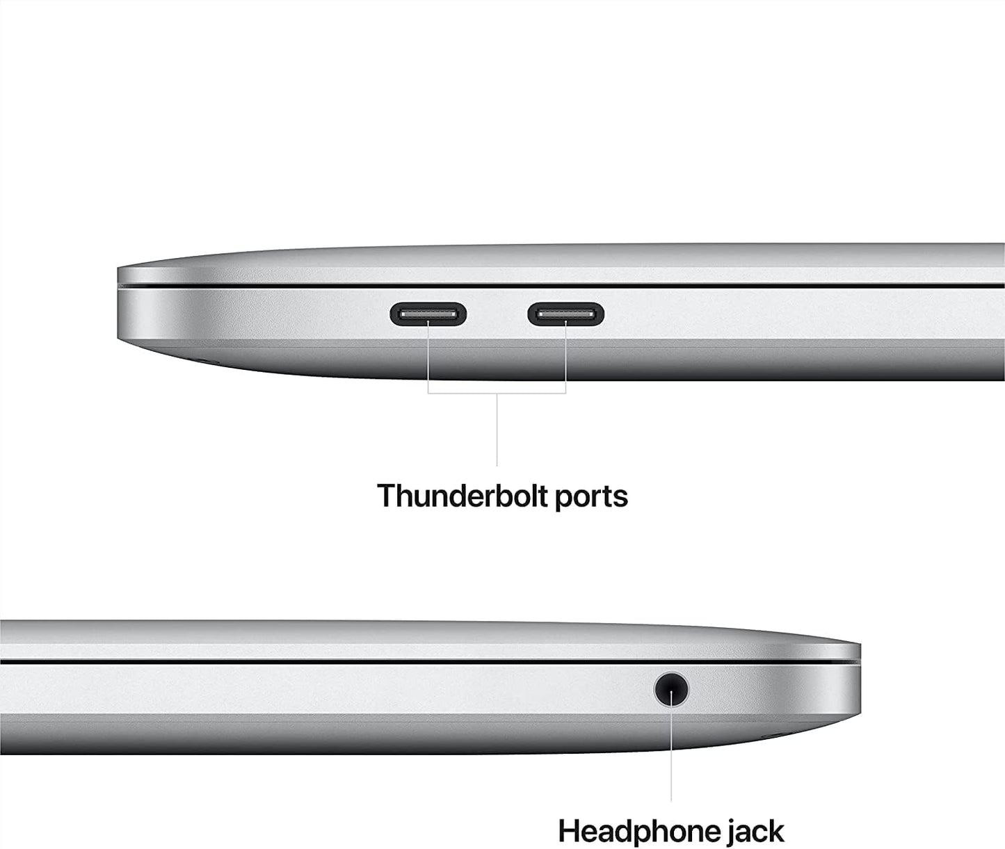 Refurbished Apple MacBook Pro 13 inch M2 2022 A2338 - side view