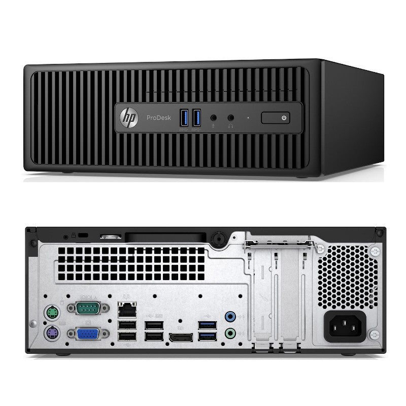 HP ProDesk 400 G3 SFF i5-6500 8GB RAM 256GB SSD Win 10- Very Good Refurbished - Value Gadgets