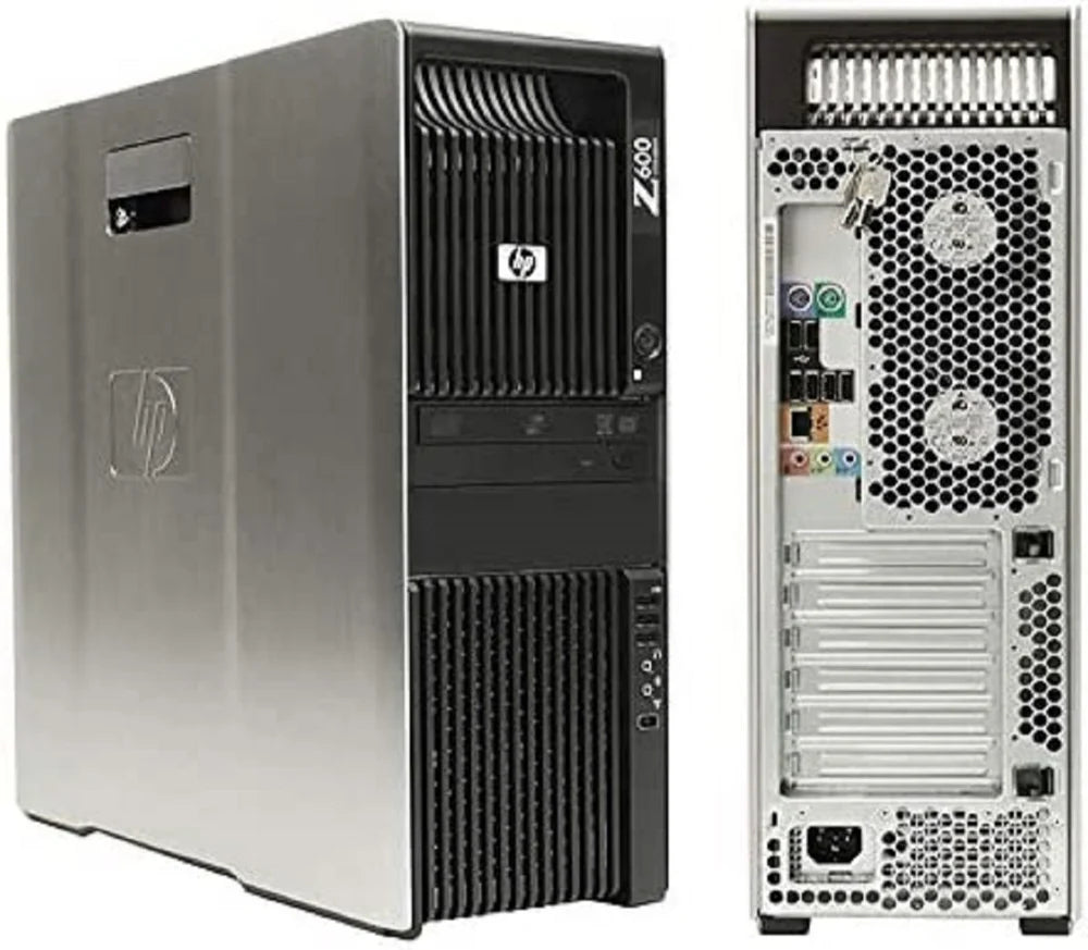 HP Z600 Tower Xeon E5-620 48GB RAM 256GB SSD Win 10- Very Good Refurbished