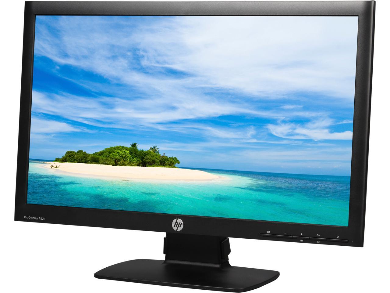 HP P221 22" LCD Monitor VGA DVI - Value Gadgets