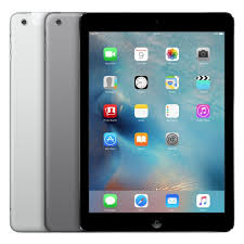 Apple iPad Air 1st Gen Cellular Tablet - front and back view