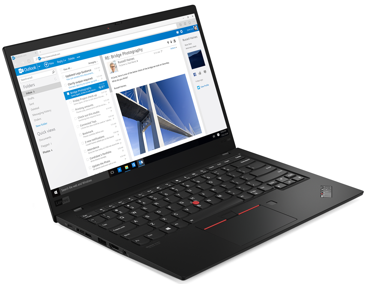 Lenovo ThinkPad x1 Carbon 7th Gen i7-8565U 16GB RAM 1TB SSD - Very Good Refurbished