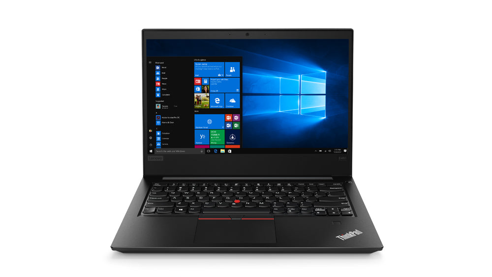 Refurbished Lenovo ThinkPad E480 - front view