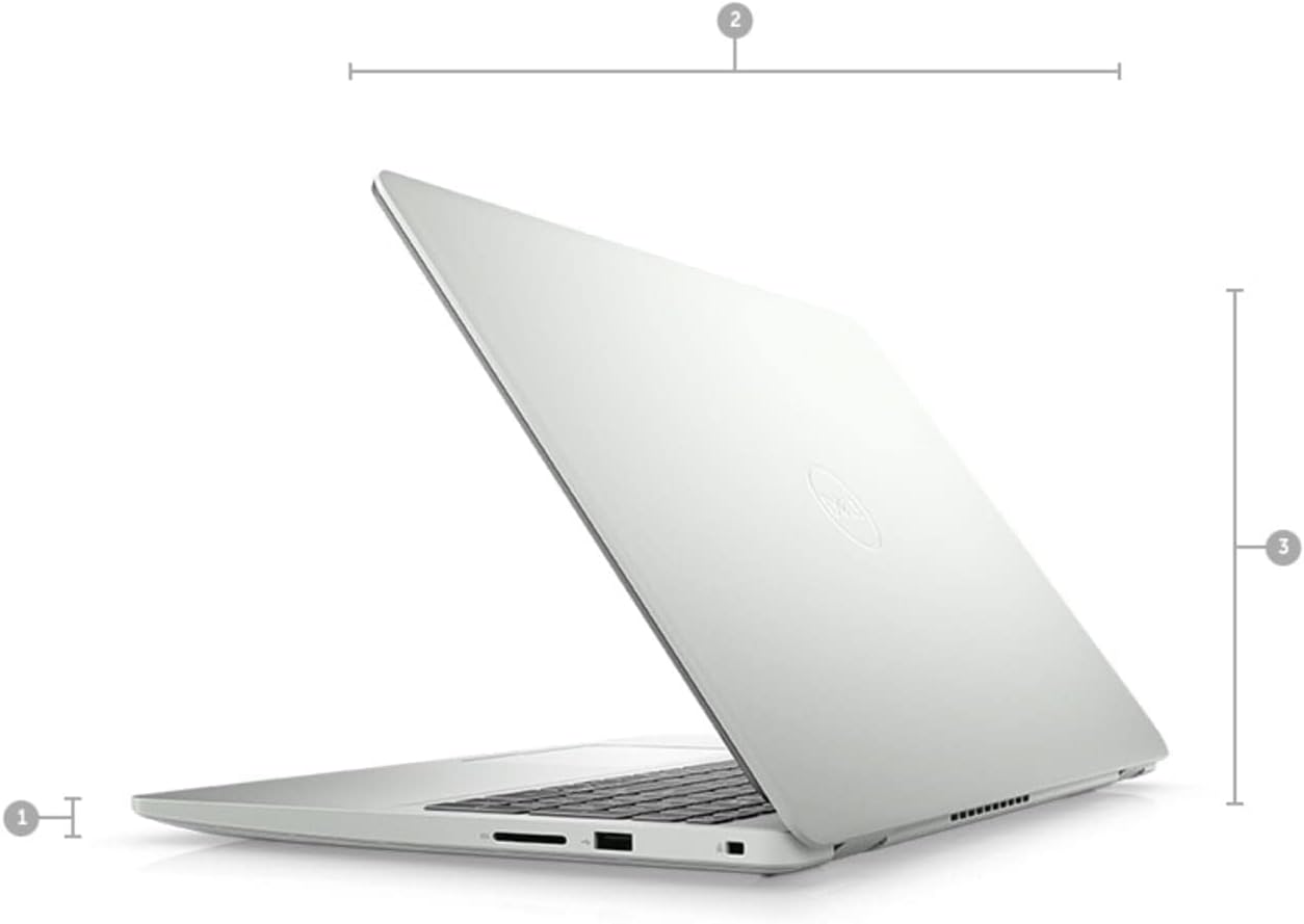 Refurbished Dell Inspiron 15 Athlon Silver 3505U - rear view