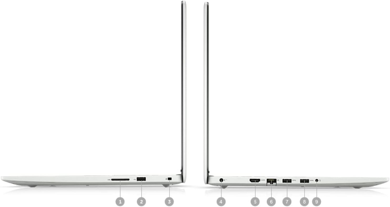 Refurbished Dell Inspiron 15 Athlon Silver 3505U - side view