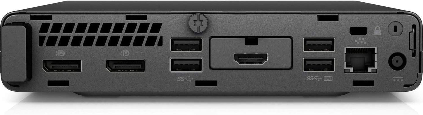 Refurbished HP ProDesk 800 G5 Mini PC - rear I/O view