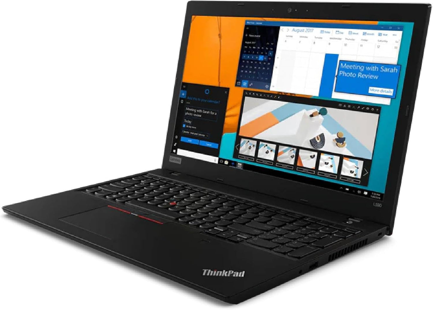Refurbished Lenovo ThinkPad L590 - angled view