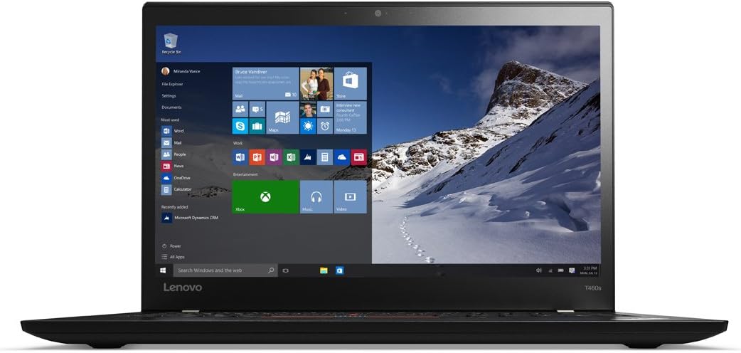 Refurbished Lenovo ThinkPad T460s - front view