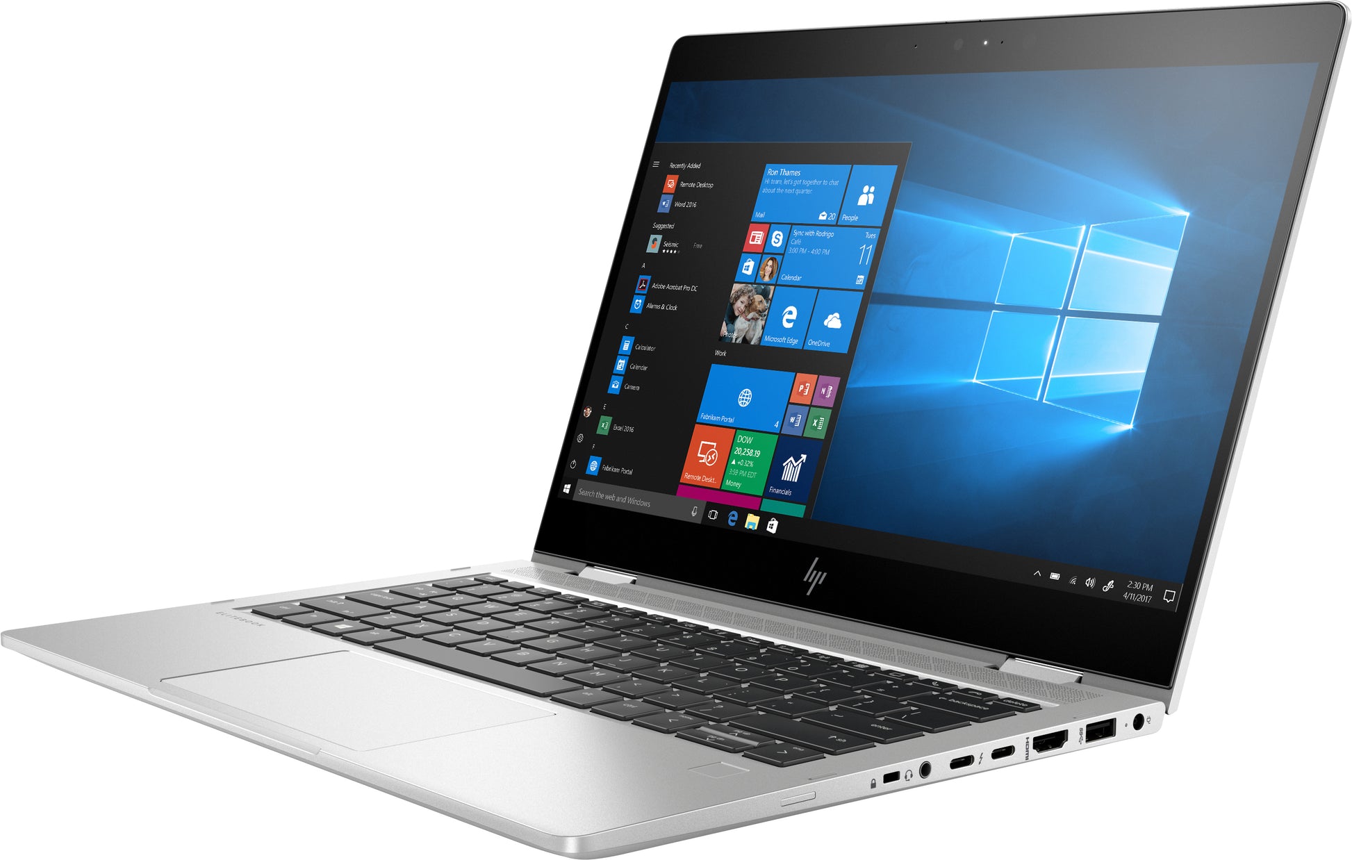 HP EliteBook x360 830 G6 side view