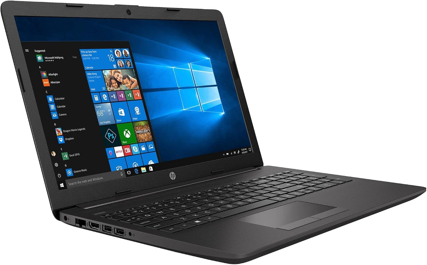 Refurbished HP 250 G7 15.6 inch - side view