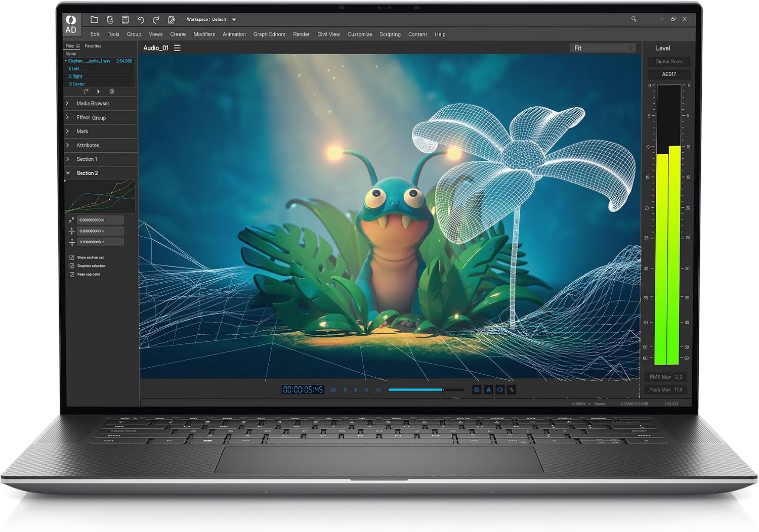 Refurbished Dell Precision 5570 - front view
