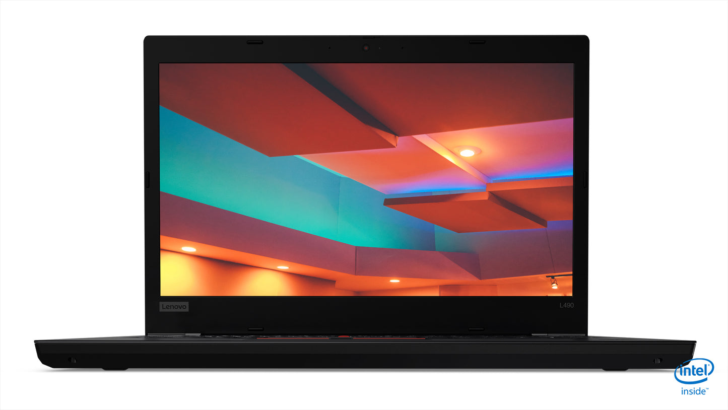 Refurbished Lenovo ThinkPad L490 - front view