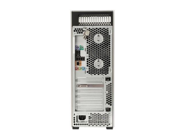 Refurbished HP Z600 Workstation - rear view