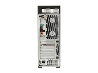 Refurbished HP Z600 Workstation - rear view