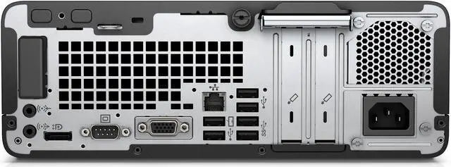 Refurbished HP ProDesk 400 G6 SFF - rear I/O view