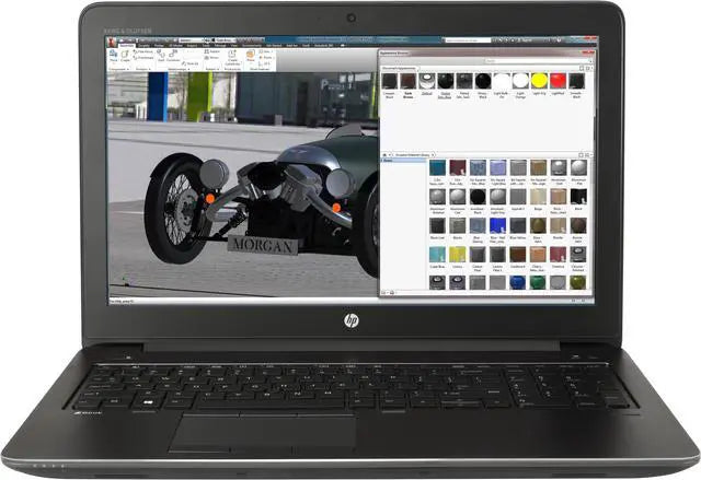 Refurbished HP ZBook 15 G4 mobile workstation - front view