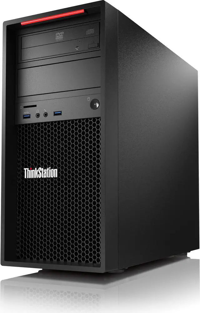 Refurbished Lenovo ThinkStation P310 Workstation - angled view