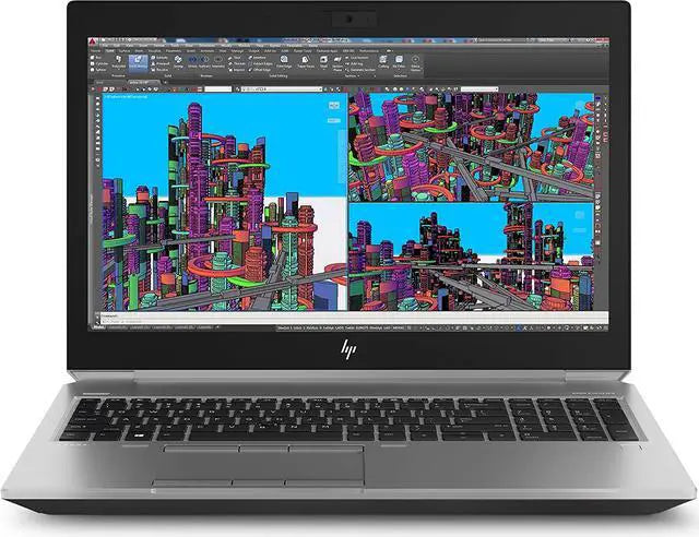 Refurbished HP ZBook 15 G5 mobile workstation - front view