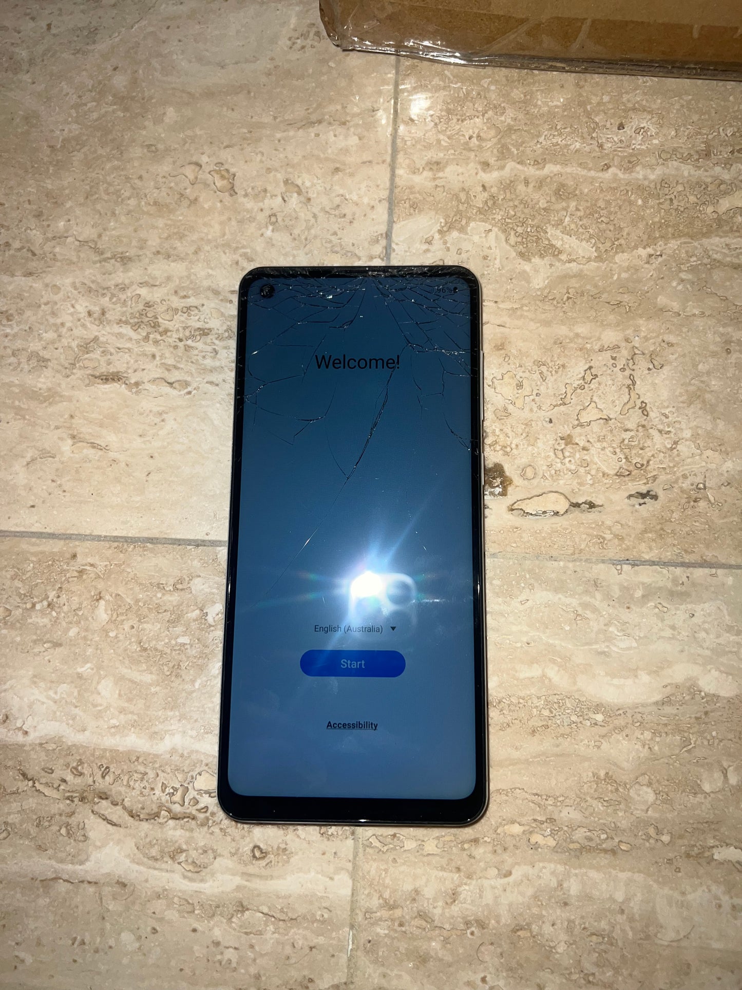 Samsung Galaxy A21s SM-A217F 32GB - (Optus Locked) CRACKED