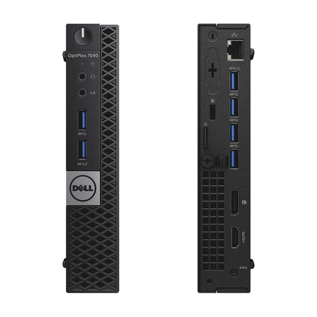 Dell OptiPlex 7040 Micro i5-6500T 8GB RAM 256GB SSD Win 10 - Very Good Refurbished - Value Gadgets