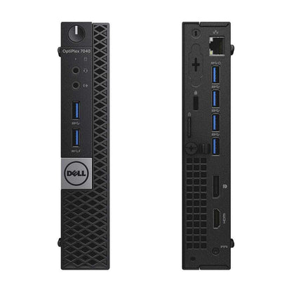 Dell OptiPlex 7040 Micro i5-6500T 8GB RAM 256GB SSD Win 10 - Very Good Refurbished - Value Gadgets
