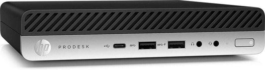 HP ProDesk 600 G4 Mini PC i5-8500t 8GB RAM 256GB SSD Win 11 - Very Good Refurbished