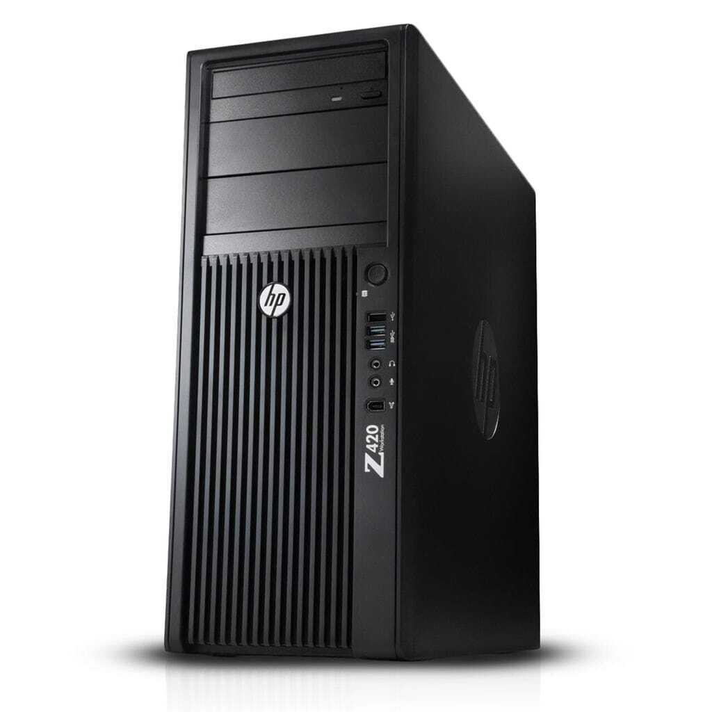 HP Z420 Tower Xeon E5-1620 16GB RAM 256GB SSD Win 10- Very Good Refurbished - Value Gadgets