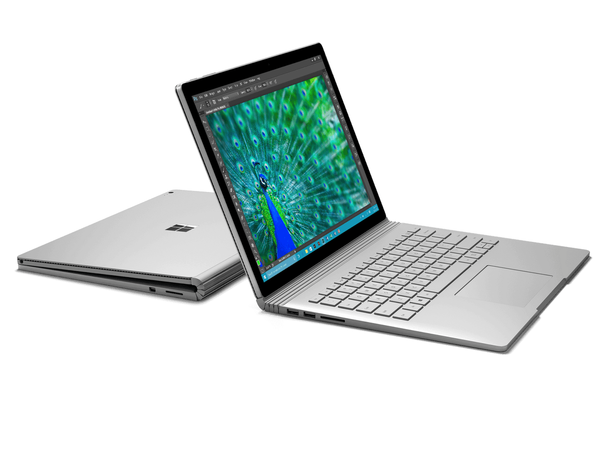 Microsoft Surface Book Laptop i5-6300U 8GB RAM 128GB SSD Win 10 - Very Good