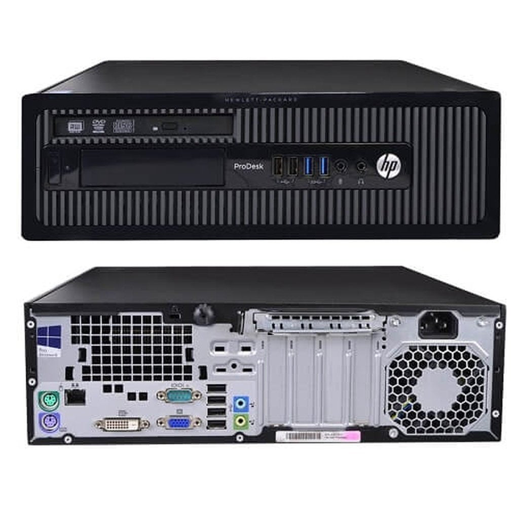 HP EliteDesk 800 G1 i5-4570 8GB RAM 128GB SSD Win 10- Very Good Refurbished - Value Gadgets