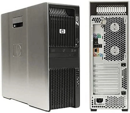 HP Z600 Tower Xeon E5-620 48GB RAM 256GB SSD Win 10- Very Good Refurbished