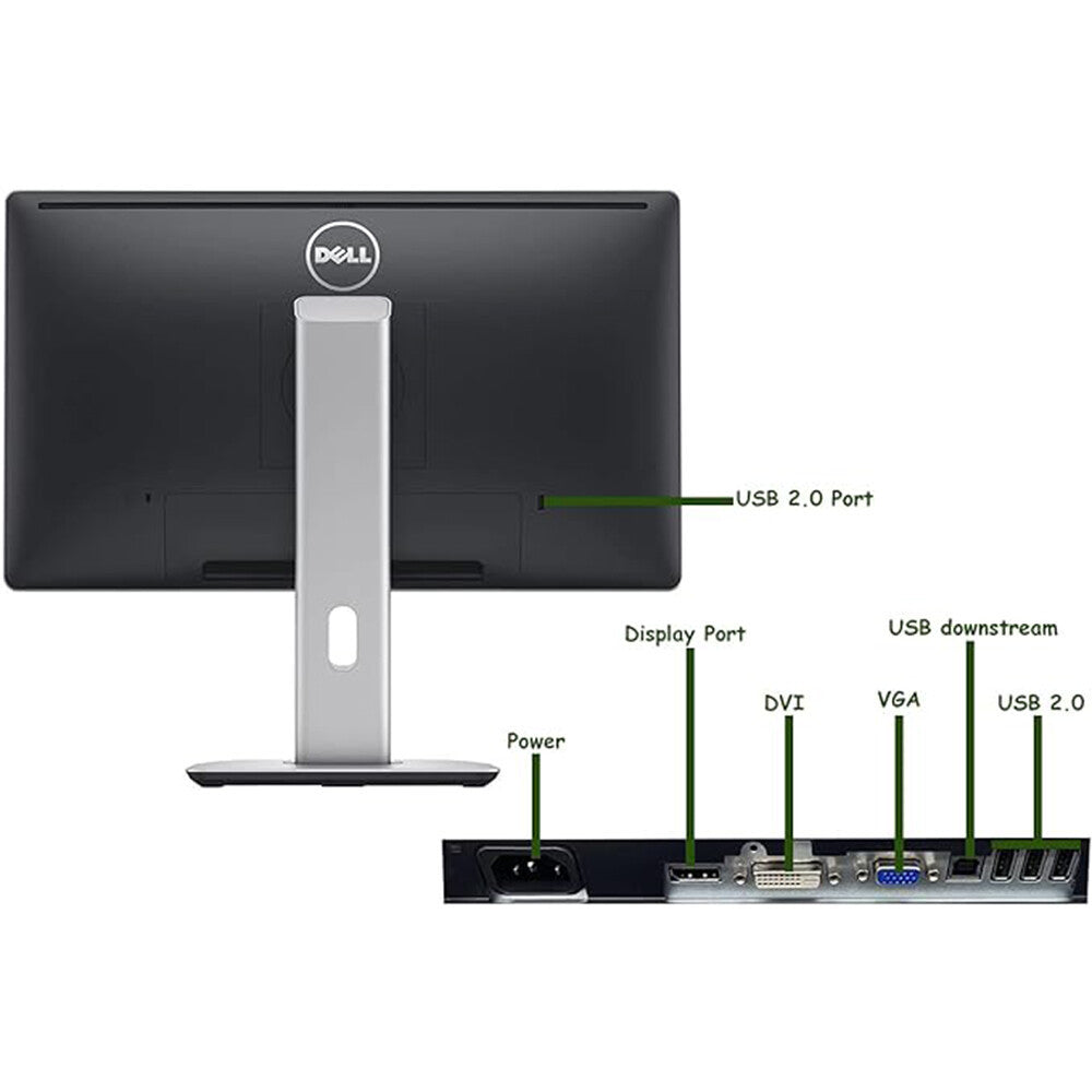 Dell P2214HB 22" LCD Monitor DP VGA DVI - Value Gadgets