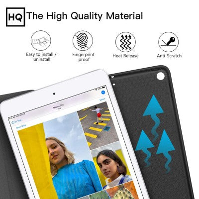 REDEFINE Soft TPU Back Shell Slim Case with Auto Sleep / Wake for iPad 10.2 (2019)